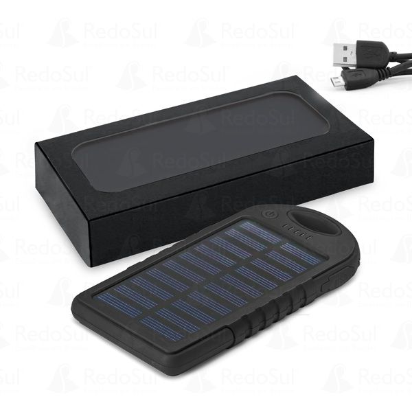 Carregador Portátil Solar Personalizado